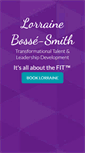 Mobile Screenshot of lorrainebosse-smith.com
